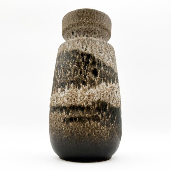 Scheurich Keramik MCM Vase 1960s West German Ceramic Fat Lava Glaze 242-22 - Picture 12 of 13